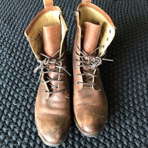 Frye combat boots